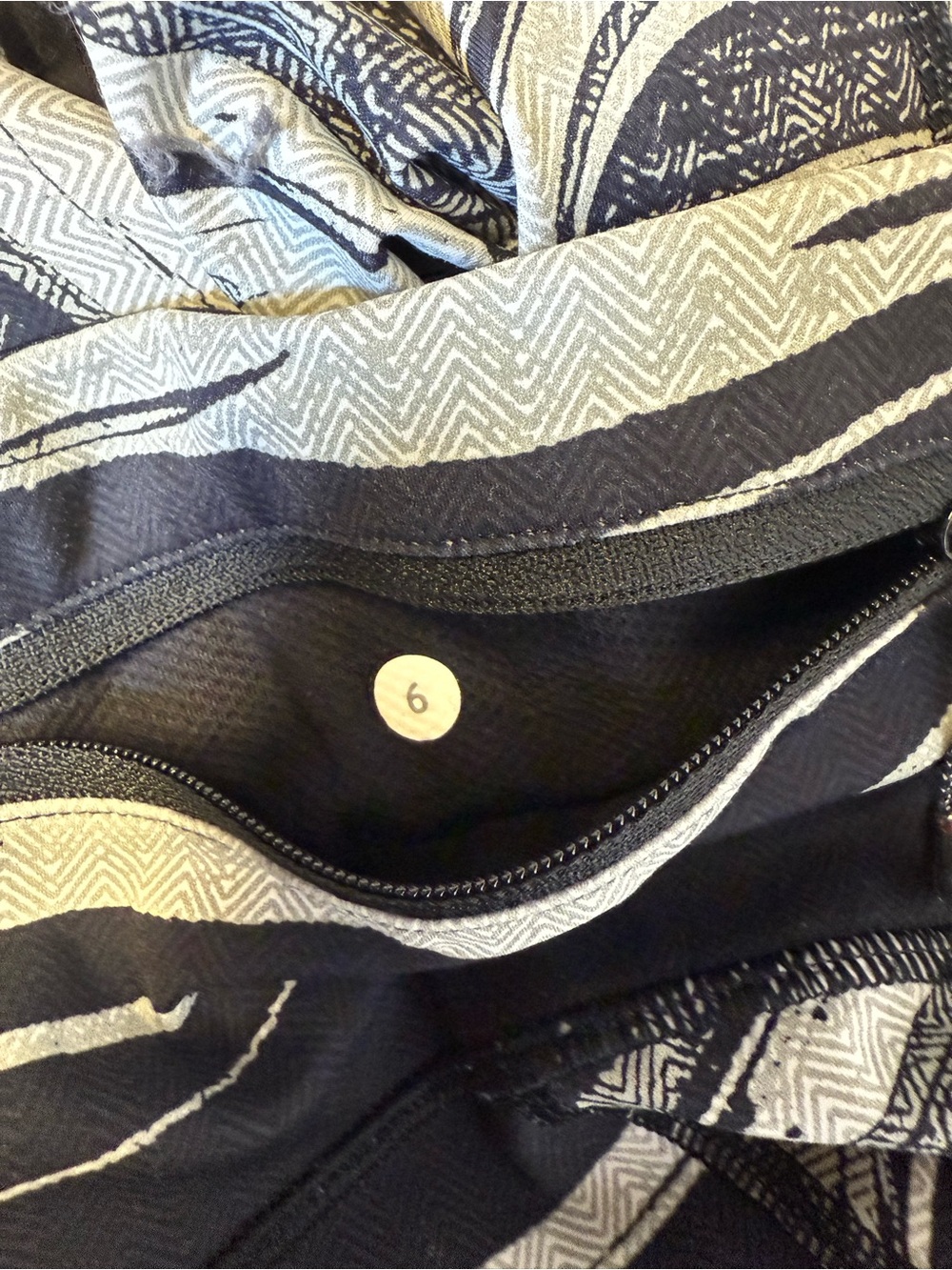 Lululemon Speed Wunder Tight Nulux Marble Leggings Size 6 - Picture 5 of 10